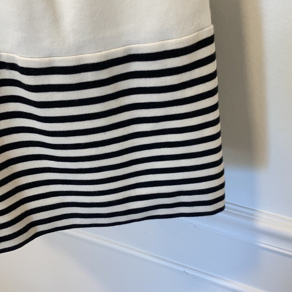 Madewell Dress Black Cream Striped XS - Picture 6 of 9